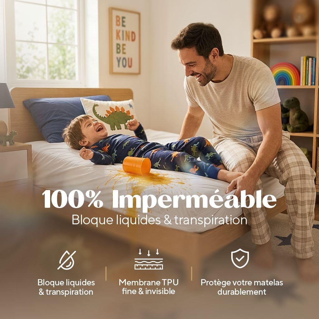 Protège-matelas imperméable silencieux Domeliss